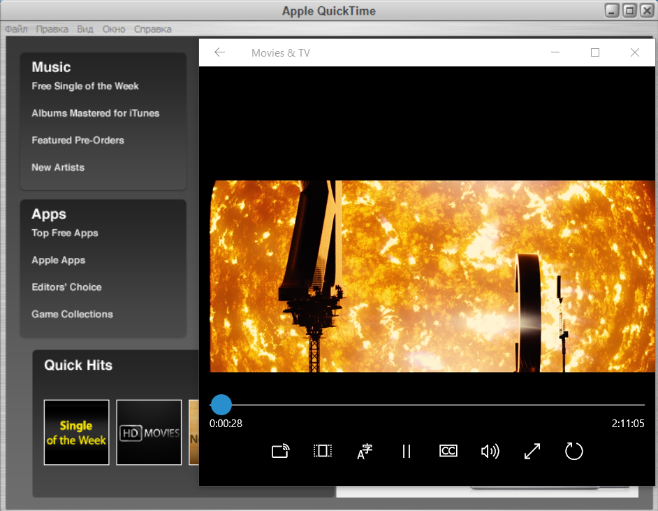 quicktime movie player free download windows 7