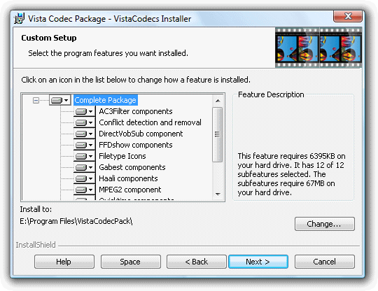 XP & Vista Codec Package