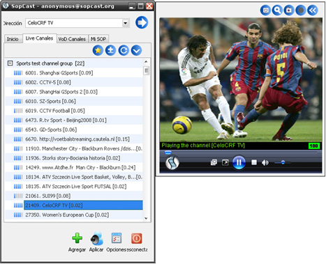 Sopcast instal the new version for android