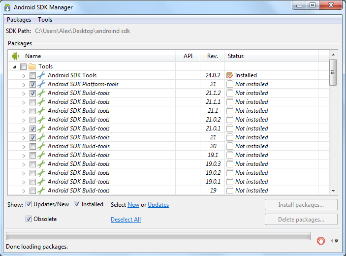 android sdk software free download for windows 7
